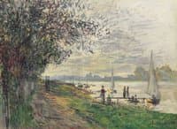 Banks of the Petit-Gennevilliers, Sunset