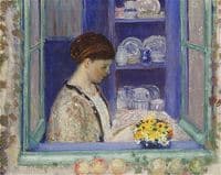 Mrs. Frieseke at Kitchen Window