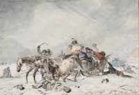 Flight of the French from Russia in 1812