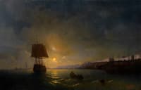 View of Odessa by Moonlight