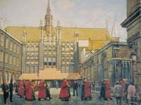 Aldermen Leaving the Guildhall, London, November 1966