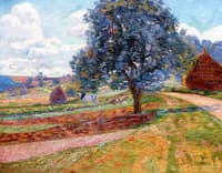 Road from Breuillet to St Chéron