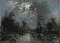 Harbor by Moonlight