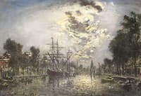 Rotterdam in the Moonlight