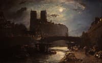 Notre-Dame de Paris by Moonlight
