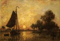 Sunset in Holland