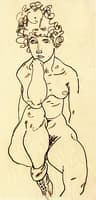 Seated Nude, Front View