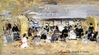 Trouville, Beach Scene
