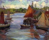 Drying Sails, Gloucester, Massachusetts