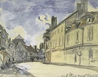 La Rue Saint-Etienne à Nevers