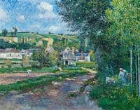 View of Auvers on the Oise
