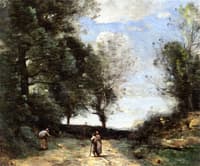 Landscape with Three Figures
