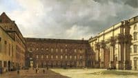Schloss Sanssouci. Eosanderhof des königlichen Schlosses Berlin