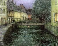 The Canal at Dusk