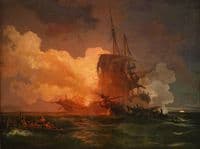 A Maltese Ship Attacked by Algerian Pirates