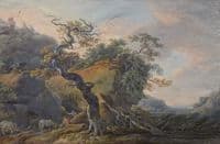 Landscape with two shepherds