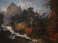 Landscape with a Waterfall