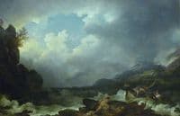 Belle Isle, Windermere, in a Storm