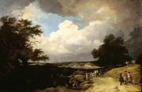 A Distant Hail-Storm Coming On, and the March of Soldiers with their Baggage