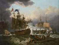 The Battle of Camperdown, 11 October 1797