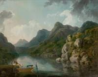 View of Snowdon with the Castle of Dolbadarn from Llanberis