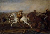 Combat between Turks and Christians