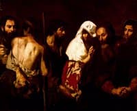 Jacob contemplates the bloodied clothes of his son Joseph