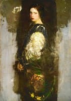 Study of Alma Wollerman (Mrs. Gerald Thayer)