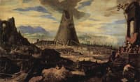The construction of the Tower of Babel