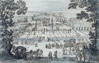 View of a villa with a garden