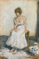 Femme à sa toilette
