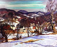 Conway Village from Baptist Hill