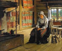Woman in an Interior