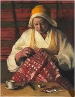 Woman Sewing