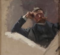 The Artist Georg Pauli. Study