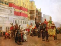 A Fête Day at Bekanir - Beloochistan, Bakanir