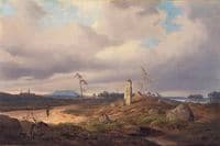 Landscape with Stone Ruins