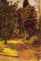 A Sunlit Garden Path