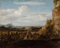 River Valley with a Group of Houses