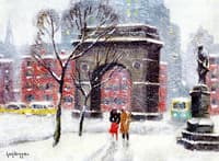 Washington Square Park, Winter