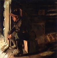 'As He Sat in the Doorway Looking at the Storm...
