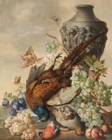 Magnificent Still Life with Stone Amphora