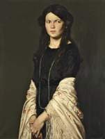 Joyce and a Mantilla Shawl