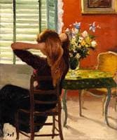 Fille aux volets