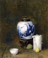 Still Life with Blue Vase