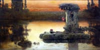 Landscape with Ruins of a Catholic chapel