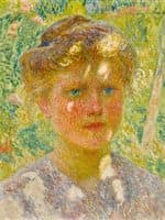 Young Girl with Blond Hair