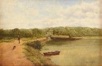 Landscape with Dog