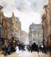 A View of the Spuistraat, The Hague