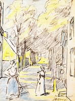 Village Street in Domburg